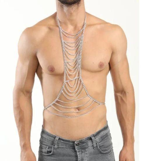 Men's Stainless Steel Restraint Chain - KB032