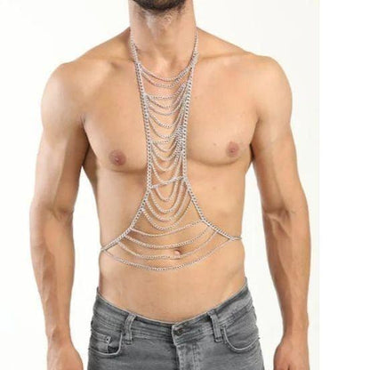 Men's Stainless Steel Restraint Chain - KB032