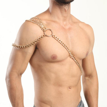 Men's Stainless Steel Restraint Chain - KB032