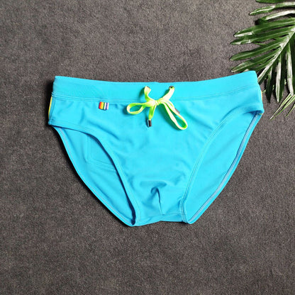 Men's Striped Bikini Swim Briefs - YK068