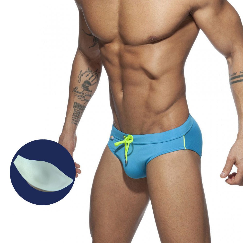 Men's Striped Bikini Swim Briefs - YK068