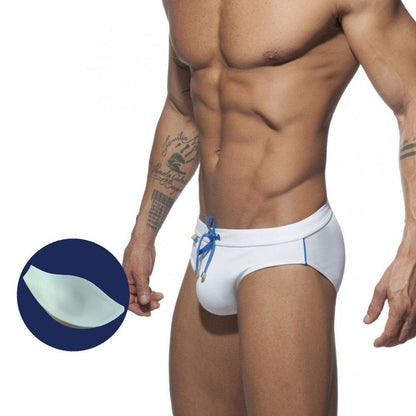 Men's Striped Bikini Swim Briefs - YK068