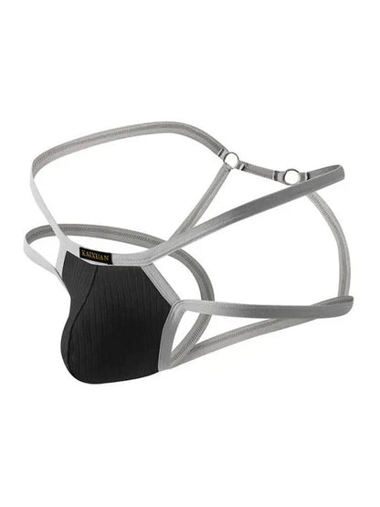 Men's Thin Strap Hollow Breathable Cotton Jockstrap - HDZ038