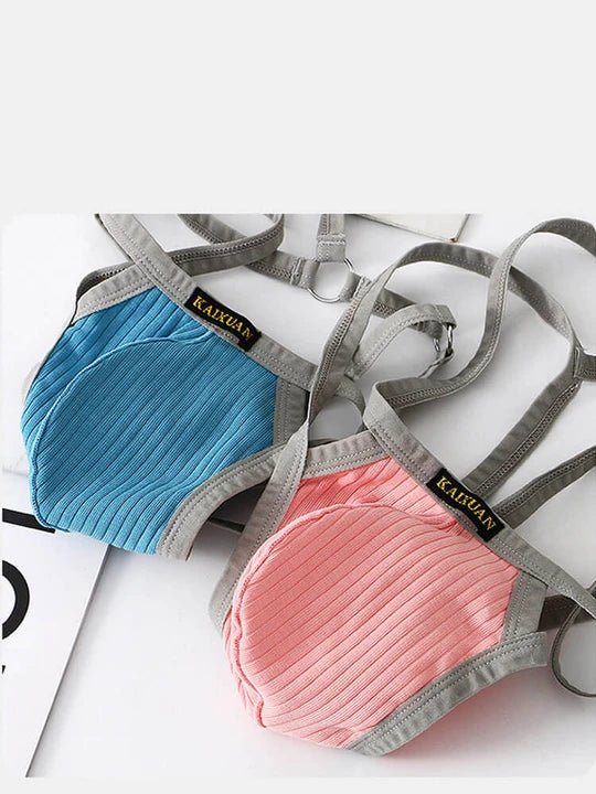 Men's Thin Strap Hollow Breathable Cotton Jockstrap - HDZ038