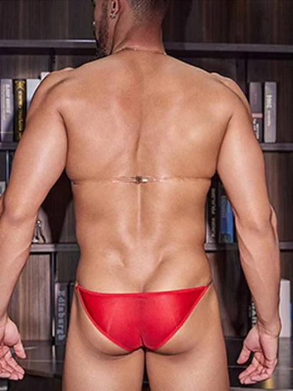 Men's Thin Transparent Lingerie Set - QQNY026