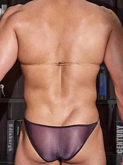 Men's Thin Transparent Lingerie Set - QQNY026