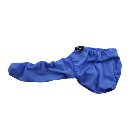 Men's U-Shaped Pouch Underwear Stretchy Ice Silk Cock Sock Erotic Lingerie - JJT022