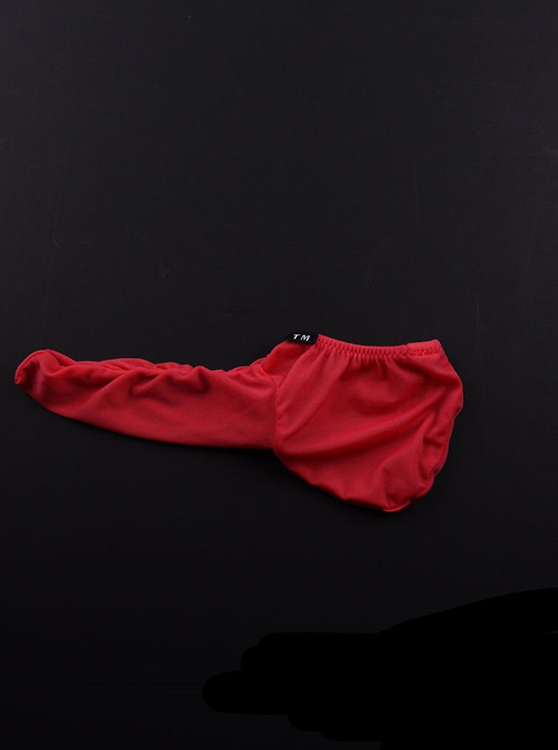 Men's U-Shaped Pouch Underwear Stretchy Ice Silk Cock Sock Erotic Lingerie - JJT022