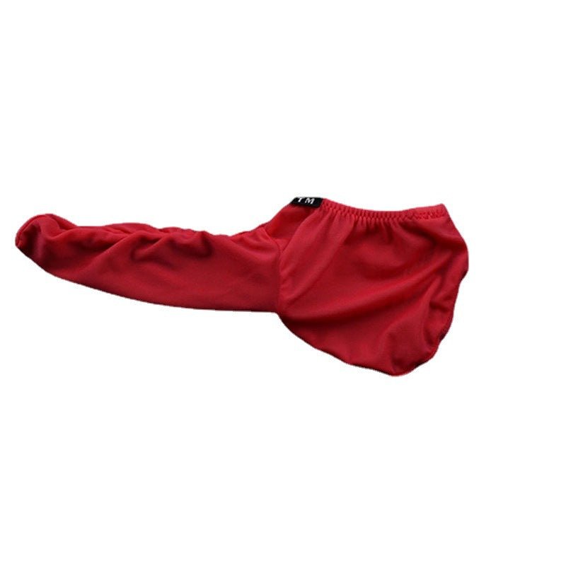 Men's U-Shaped Pouch Underwear Stretchy Ice Silk Cock Sock Erotic Lingerie - JJT022