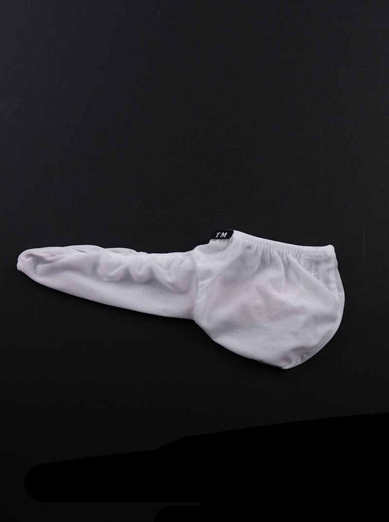 Men's U-Shaped Pouch Underwear Stretchy Ice Silk Cock Sock Erotic Lingerie - JJT022