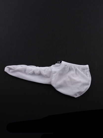 Men's U-Shaped Pouch Underwear Stretchy Ice Silk Cock Sock Erotic Lingerie - JJT022