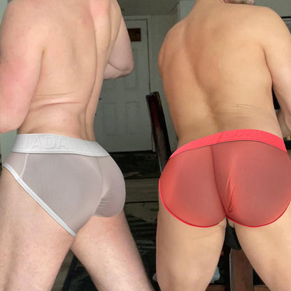 Men's Ultra Sexy Nylon Transparent Thong - SJK016