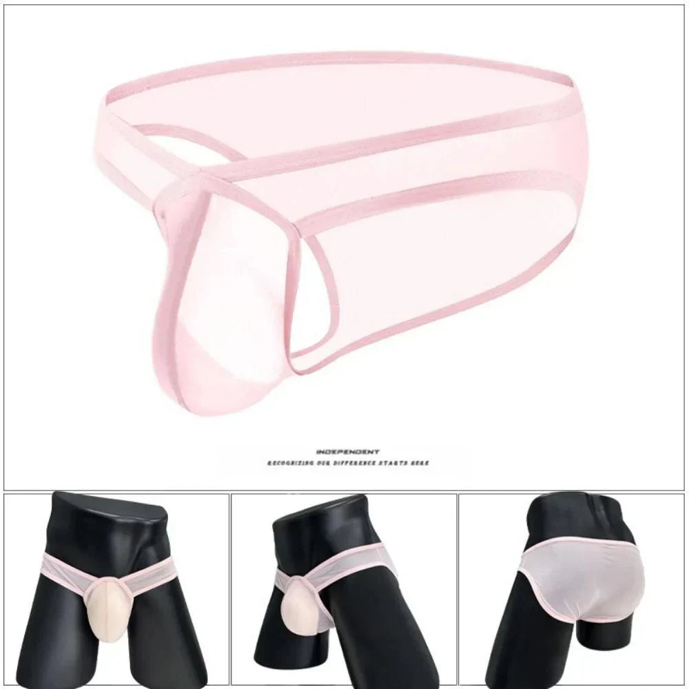 Men's Ultra-thin Transparent Sexy Briefs - SJK060