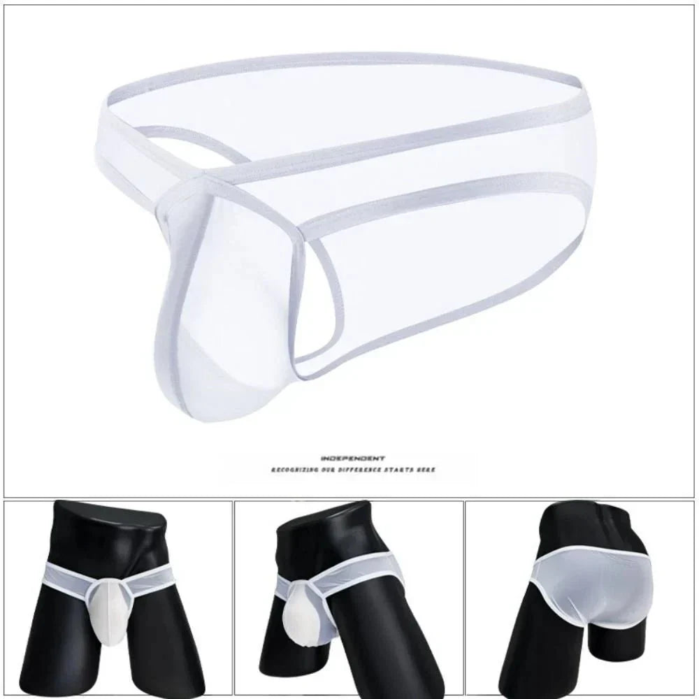 Men's Ultra-thin Transparent Sexy Briefs - SJK060