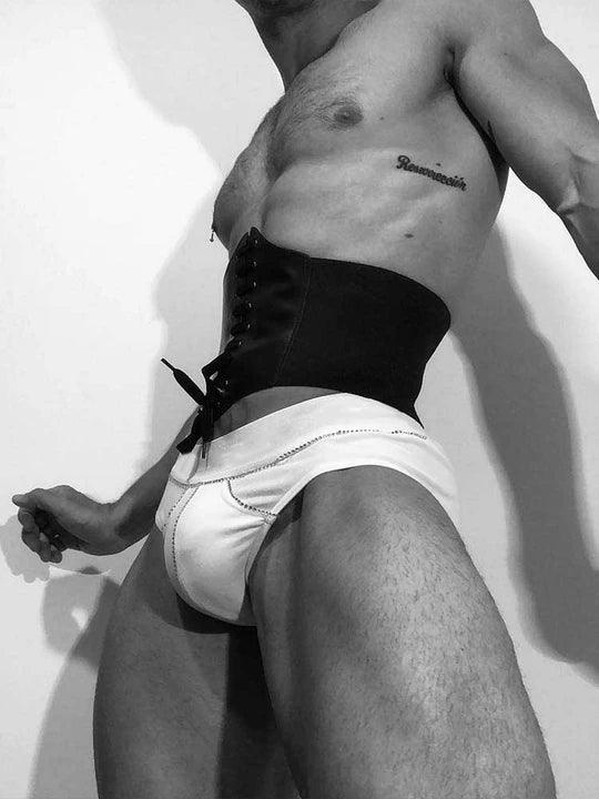 Men's Wide Waist Strappy Shapewear - KB035