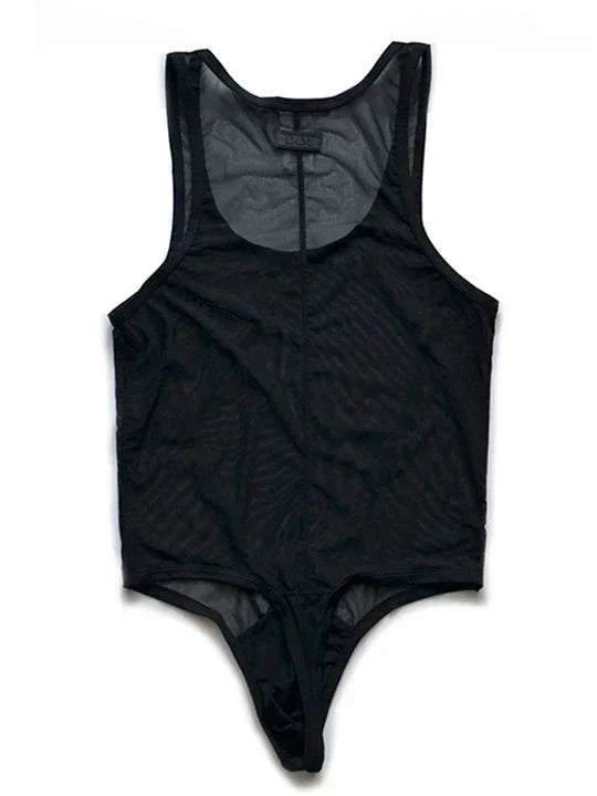 Mesh Breathable Nylon Bodysuit - LTY043