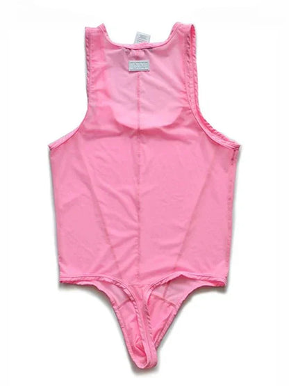 Mesh Breathable Nylon Bodysuit - LTY043