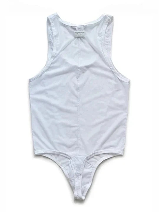 Mesh Breathable Nylon Bodysuit - LTY043