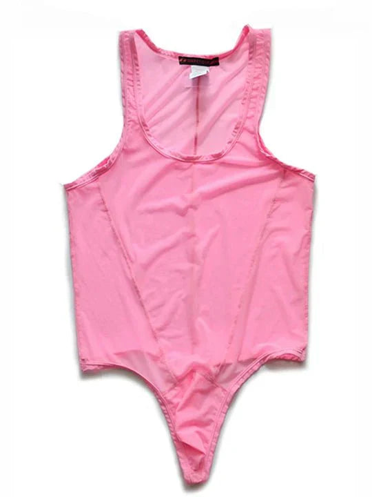Mesh Breathable Nylon Bodysuit - LTY043