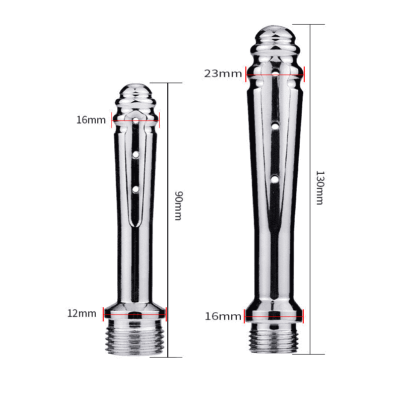 Metal Vaginal Anal Douche Enema Kit - PJ022