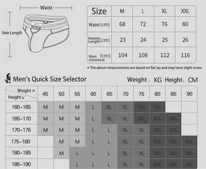 Modal Front and Back Hole Triangle Briefs - SJK023