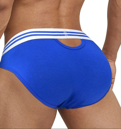 Modal Front and Back Hole Triangle Briefs - SJK023