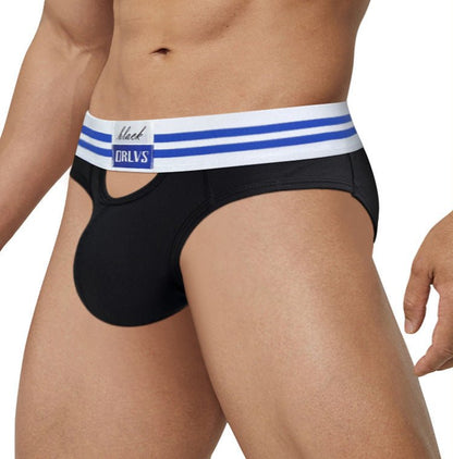 Modal Front and Back Hole Triangle Briefs - SJK023